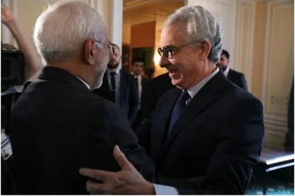 وزیر امورخارجه کشورمان با رئیس مجمع ریش سفیدان سازمان ملل دیدار وگفتگو کرد