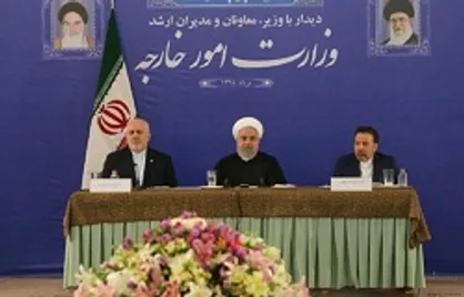 روحانی: اراده خدا این بود که توافق صورت گیرد / اگر تلفن اوباما را جواب نمی&zwnj;دادم توافق به سختی انجام می&zwnj;شد / موشکی که پهپاد آمریکایی را ساقط کرد در دولت ما ساخته شد