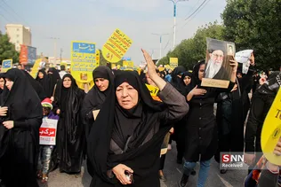 راهپیمایی مردم اهواز در محکومیت ترور حاج قاسم سلیمانی