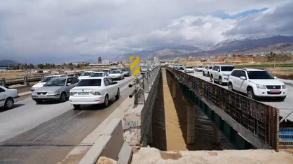بازگشایی موقت پل سوم بشار یاسوج برای کاهش بار ترافیکی