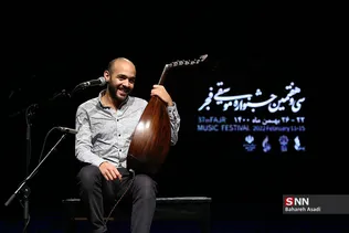 اجرای نوازنده مصری و هلندی در سی و هفتمین جشنواره موسیقی فجر