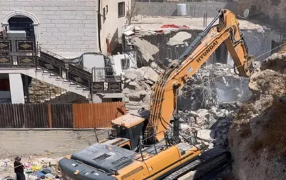 تخریب منزل برادران فلسطینی در قدس +فیلم وعکس