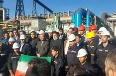 بهره برداری از واحد احیای مستقیم مجتمع فولاد قاینات با ظرفیت تولید سالانه ۸۰۰ هزار تن آهن اسفنجی