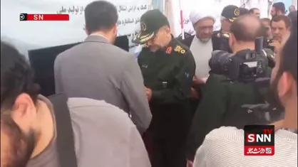 بازدید سردار سلیمانی رئیس سازمان بسیج مستضعفین از نمایشگاه تجهیزات اهدایی به حوزه&zwnj;های مقاومت بسیج مساجد و محلات سراسر کشور طرح شهید سید محمد حجازی