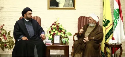 دیدار فرستاده ویژه دبیرکل نُجَباء با مقامات حزب الله