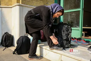 بدرقه کاروان اربعین دانشگاه صنعتی شریف