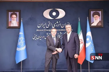 گروسی وارد سازمان انرژی اتمی شد+فیلم