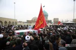  تشییع پیکر دو شهید مدافع امنیت در حمله اغتشاشگران 
