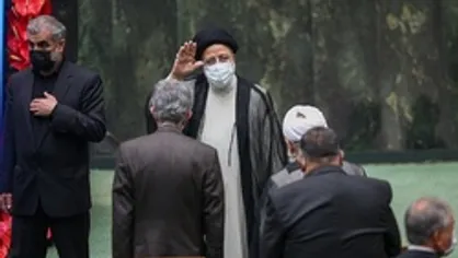 گپ&zwnj;وگفت مقامات و مهمانان مراسم تحلیف با رئیس جمهور ایران اسلامی پس از مراسم تحلیف
