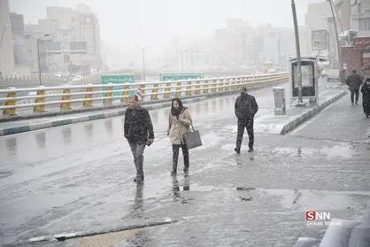 برف در ۸ منطقه تهران؛ آبگرفتگی نداشتیم
