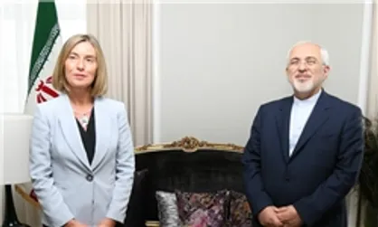 گفتگوی ظریف و موگرینی در سمرقند