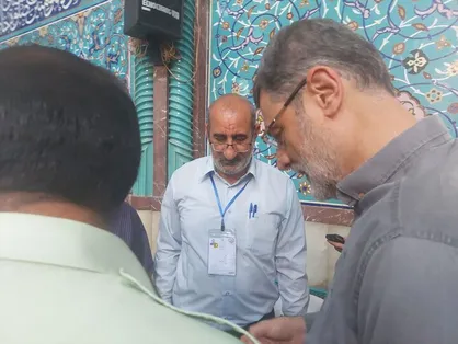 &laquo;سید امیرحسین قاضی زاده هاشمی&raquo; رای خود را به صندوق انداخت