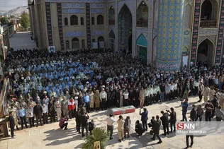 تشییع پیکر مطهر شهید «رضا زارع‌ مویدی» شهید مدافع امنیت در شیراز