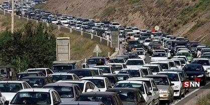 آخرین وضعیت تردد و شرایط جوی جاده&zwnj;ها / ترافیک سنگین در جاده چالوس