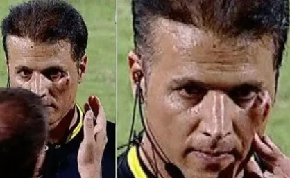 فیلم/ پرتاب&zwnj; سنگ به کمک داور و توقف&zwnj; بازی صنعت نفت - پیکان