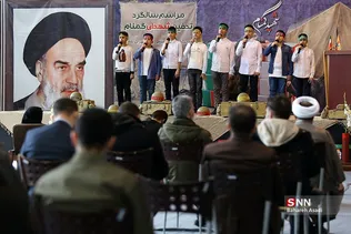 مراسم اولین سالگرد تدفین شهدای گمنام 