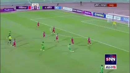 شوت بازیکن الشرطه را الکسیس گندوز مهار کرد