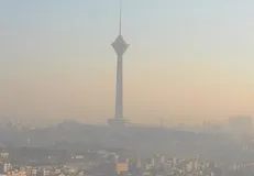 تداوم آلودگی هوای تهران طی امروز