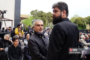 مراسم تشییع مرحوم «جمشید مشایخی»