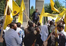 پیاده روی کاروان دانشجویی از دانشگاه تهران تا حرم مطهر بنیانگذار کبیر انقلاب