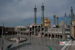 حرم مطهرحضرت معصومه (س) در روزهای شیوع کرونا