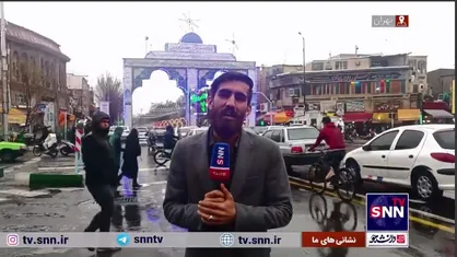 تهران در نیمه شعبان بارانی