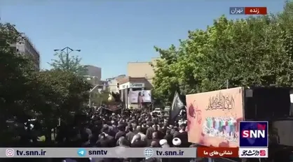 تشییع پیکر مرحوم &laquo;رضا سراج&raquo; به سمت امامزاده اسماعیل زرگنده برای انجام مراسم خاکسپاری