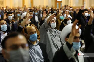 ارتباط تصویری مردم قم با رهبر معظم انقلاب اسلامی