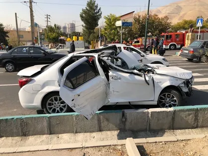 وقوع ۶ فقره تصادف مرگبار در هفته پایانی مرداد ماه در پایتخت