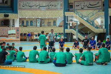 حضور علیرضا دبیر در اردوی تیم ملی کشتی آزاد نونهالان