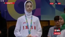 اهدای مدال روژان گودرزی در تکواندو + فیلم