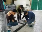 دانشجویان جهادگر دانشگاه صنعتی کرمانشاه کانکس و سرپناه برای مردم زلزله‌دیده می‌سازند+تصاویر