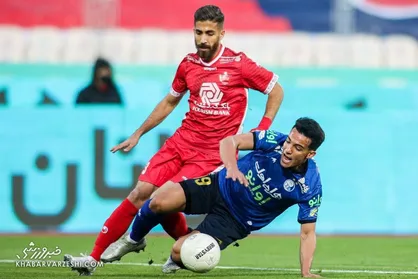 واکنش مدافع پرسپولیس در مورد صحنه جنجالی دربی/ به جان مادرم به ژستد نخوردم + عکس