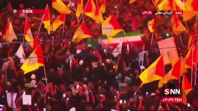 تشییع باشکوه پیکر رهبر انقلاب در آغوش عاشقان امام شهید در بین الحرمین