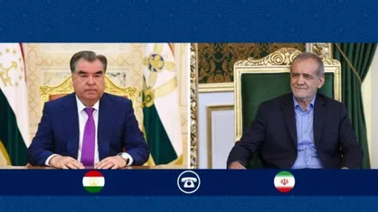 تاکید روسای جمهور ایران و تاجیکستان بر تقویت همکاری دو کشور