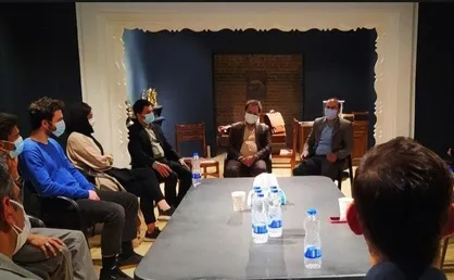 بازدید مدیرکل فرهنگی و اجتماعی وزارت علوم از دبیرخانه جشنواره تئاتر دانشگاهی