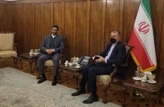 دیدار و گفت‌وگوی سعید محمد با امیرعبداللهیان