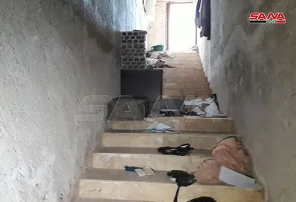 کشف مقر مستحکم زیرزمینی داعش در سراقب