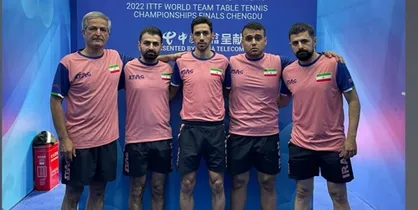 تکمیل ترکیب تیم ملی تنیس روی میز برای قهرمانی جهان