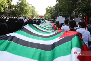راهپیمایی مردمی در حمایت از فلسطین مظلوم 