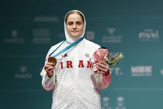 اولین تصاویر از مهسا بهشتی پس از کسب مدال برنز  آسیا + فیلم