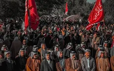 هزاران معترض به نتیجه انتخابات عراق مقابل منطقه سبز بغداد تجمع کردند
