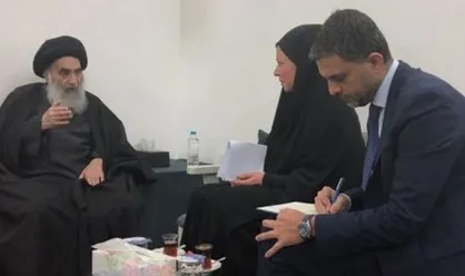 ورود نماینده سازمان ملل به نجف برای دیدار با آیت&zwnj;الله سیستانی