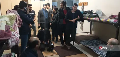 بازدید رئیس دانشگاه صنعتی شریف از خوابگاه دانشجویی شهید وزوایی + تصاویر