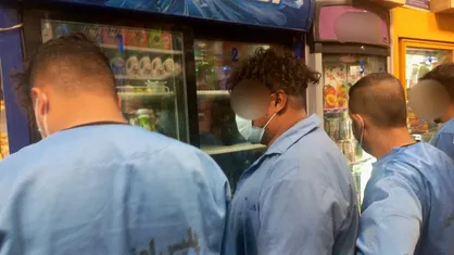 دستگیری اراذل زورگیر و قدرت نما در خیابان زمزم تهران