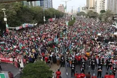 راهپیمایی شهروندان پاکستانی علیه جنایات رژیم صهیونیستی