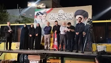 تجلیل از خبرنگار خبرگزاری دانشجو در آیین «راویان اقتدار» سمنان+ فیلم و عکس