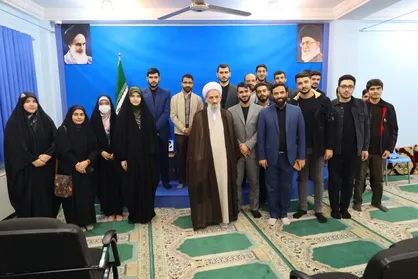 دیدار جمعی از دانشجومعلمان مازندرانی با امام جمعه ساری برگزار شد