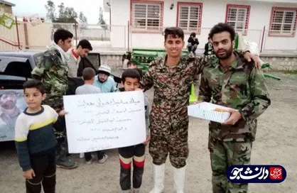 ایستگاه صلواتی گروه جهادی دانشگاه آزاد گرگان در روستای گامیشلی برپا شد