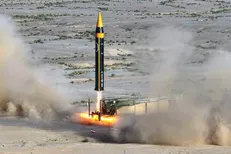 پدافند هوایی رژیم صهیونیستی باز هم در رهگیری موشک ایرانی ناکام ماند + فیلم